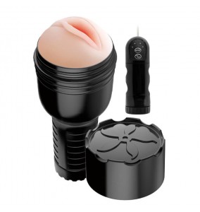 BAILE - Pink Lady FlashLight Masturbator (Battery - Black)